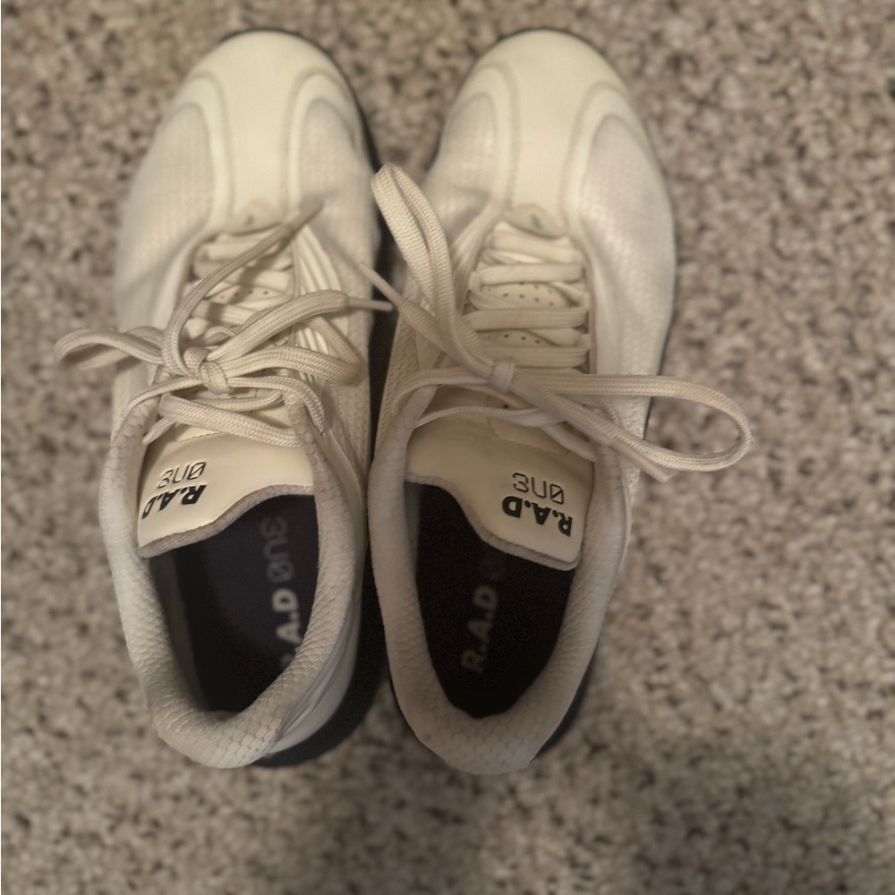 White and Black Rad One Sneakers